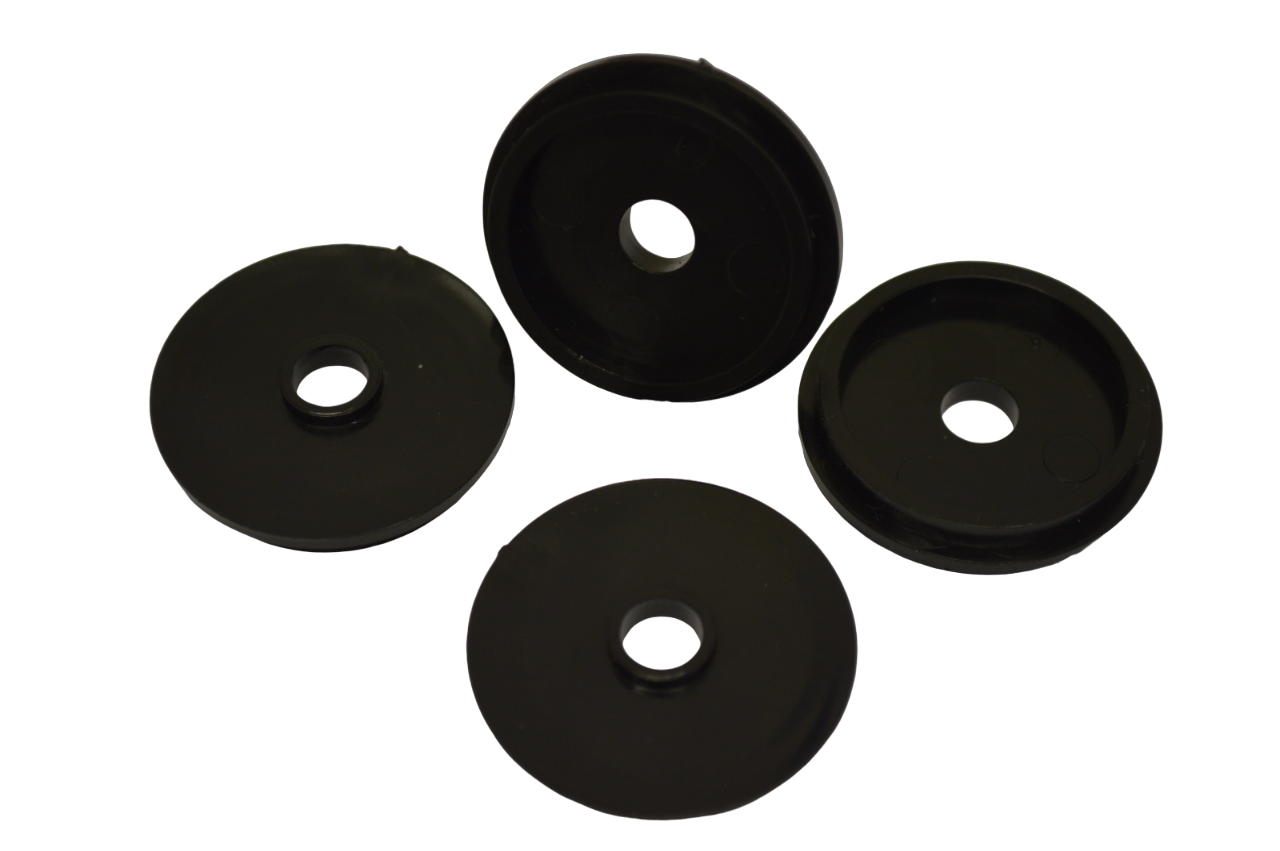 Leg Isolation Discs (Black) Pack of 4