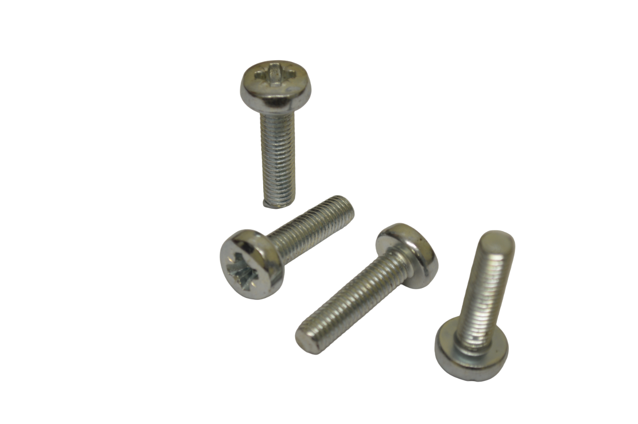 M8 (8mm) x 30mm Pan Head Bolts (Pack of 4)