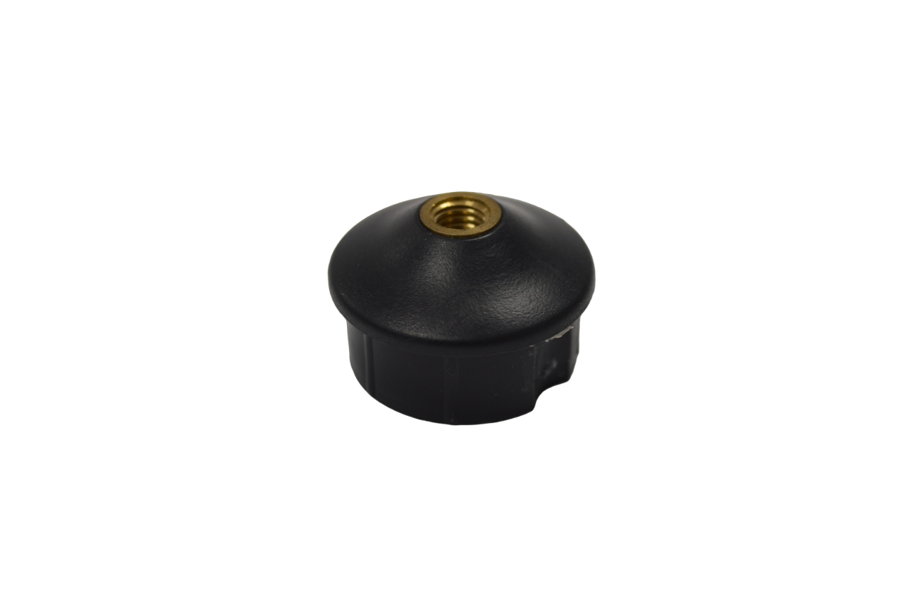 Nylon Leg Insert (Black) Cap (Lower with brass Threaded Insert)