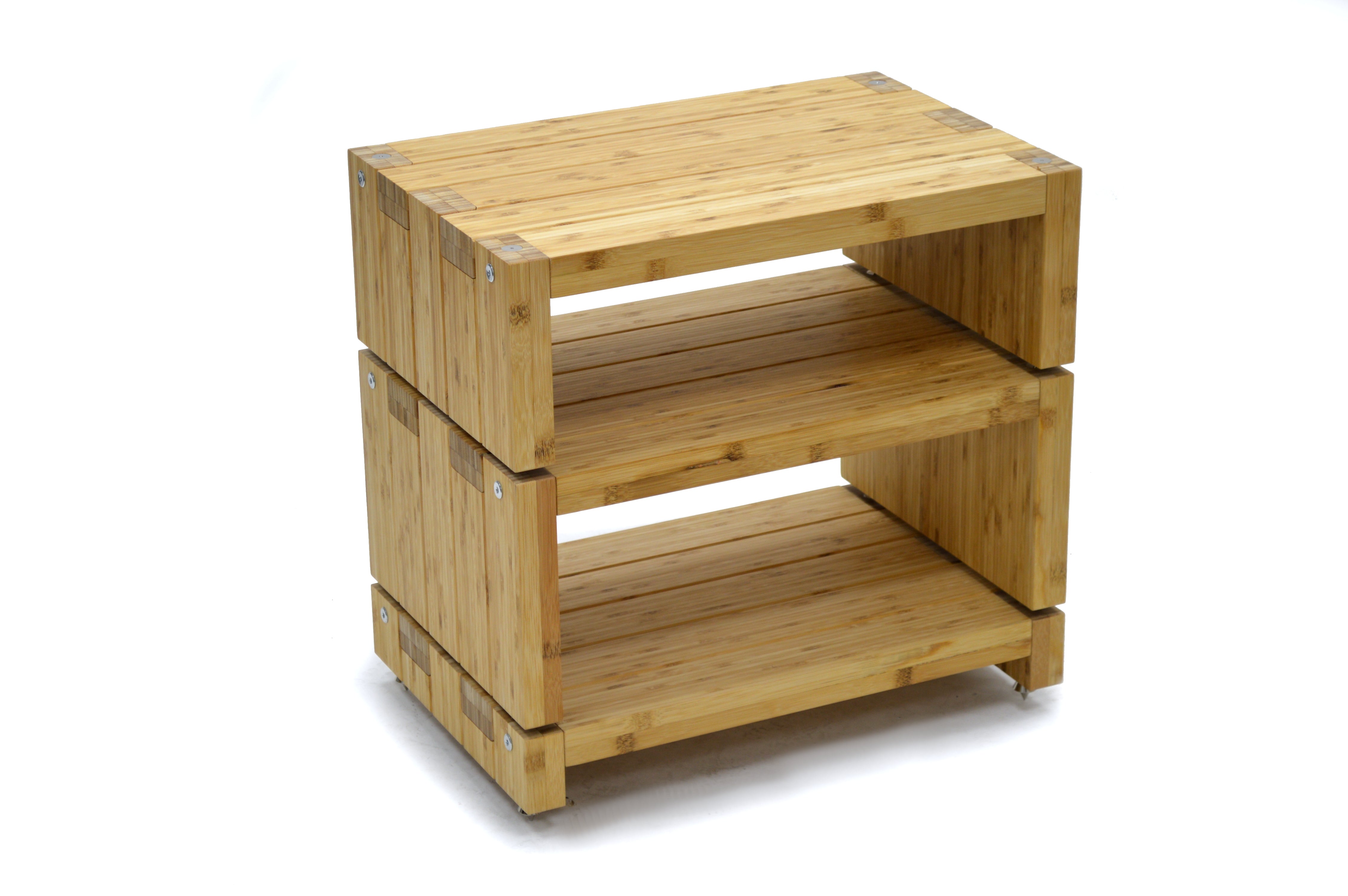 B Grade Elite Eco 24 Reference Natural Bamboo HiFi Rack (Price for 3 modules as shown)