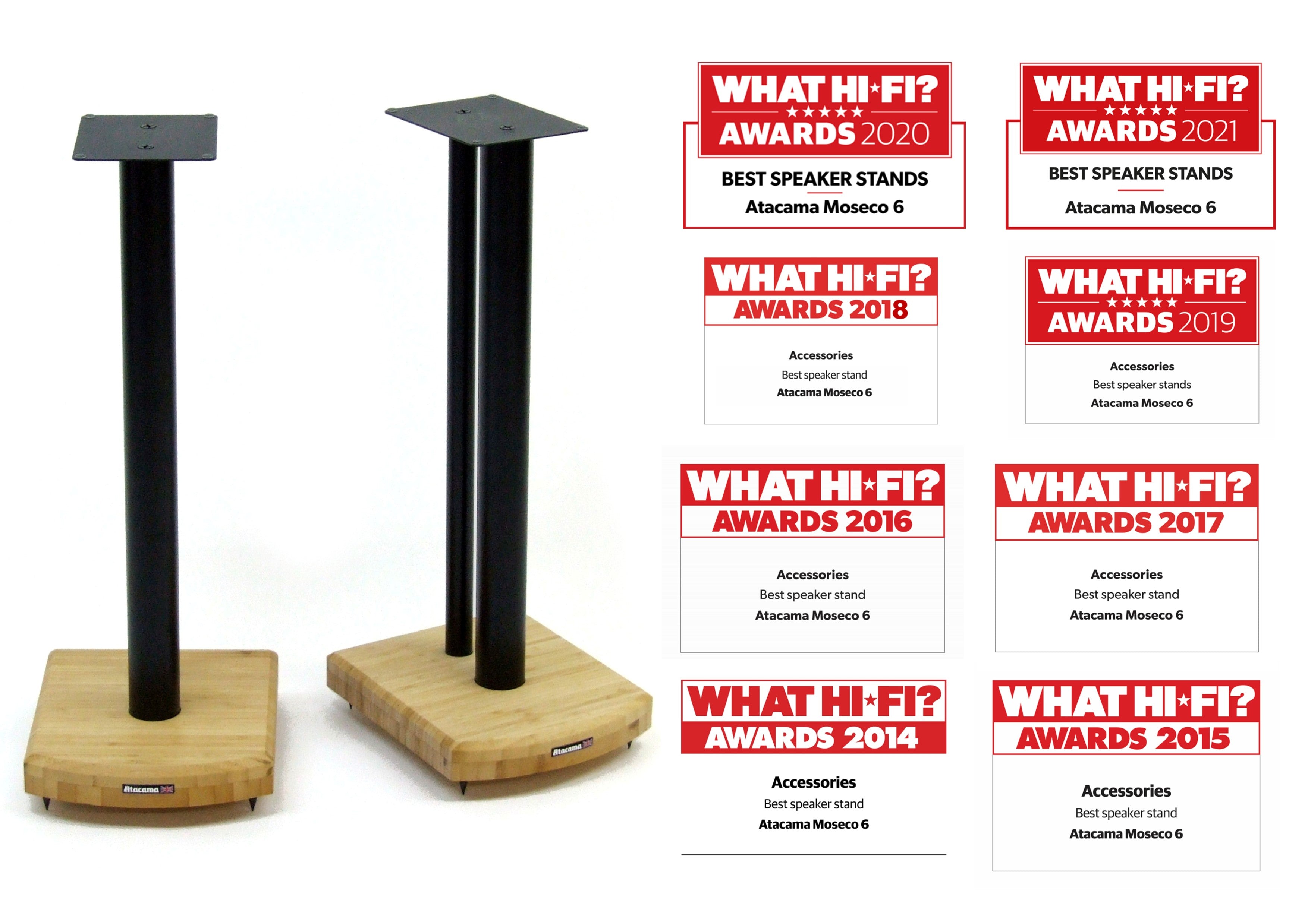 Moseco Speaker Stands "B" Grade (Pair)