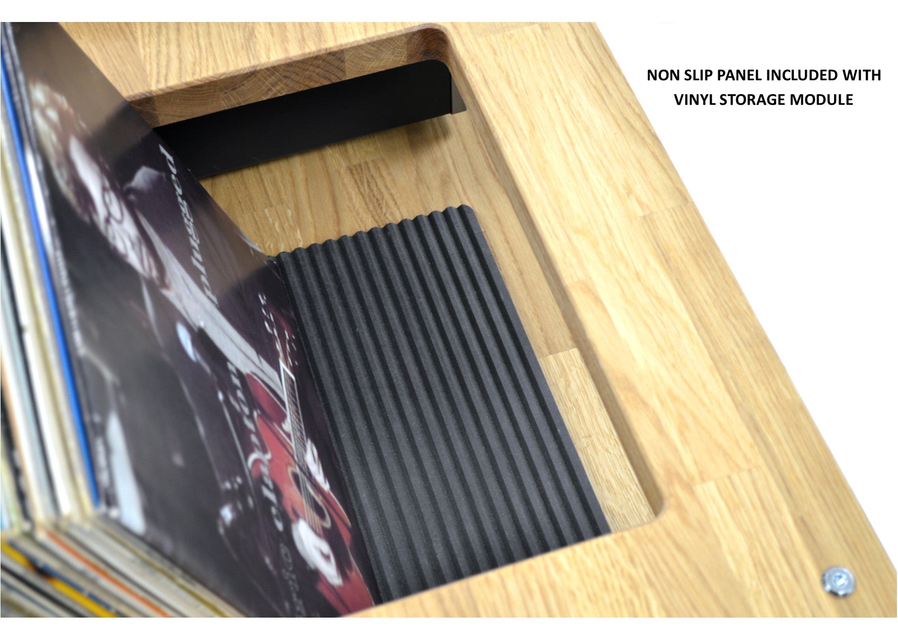 Apollo Podium 10 With Vinyl Storage (Natural Oak Finish)