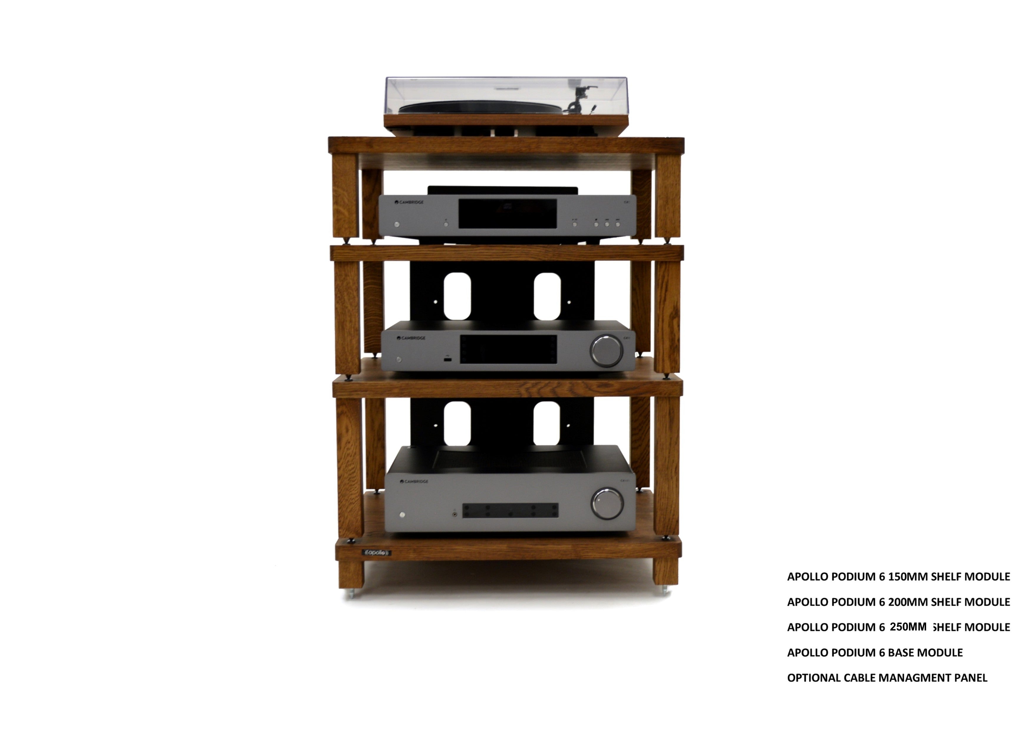 Apollo Podium 6 (Dark Oak Finish)