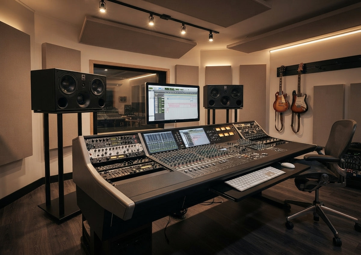 Atacama Pro Studio 590-365 (Pair) Speaker stands, Ideal for ATC SCM45A speakers or similar