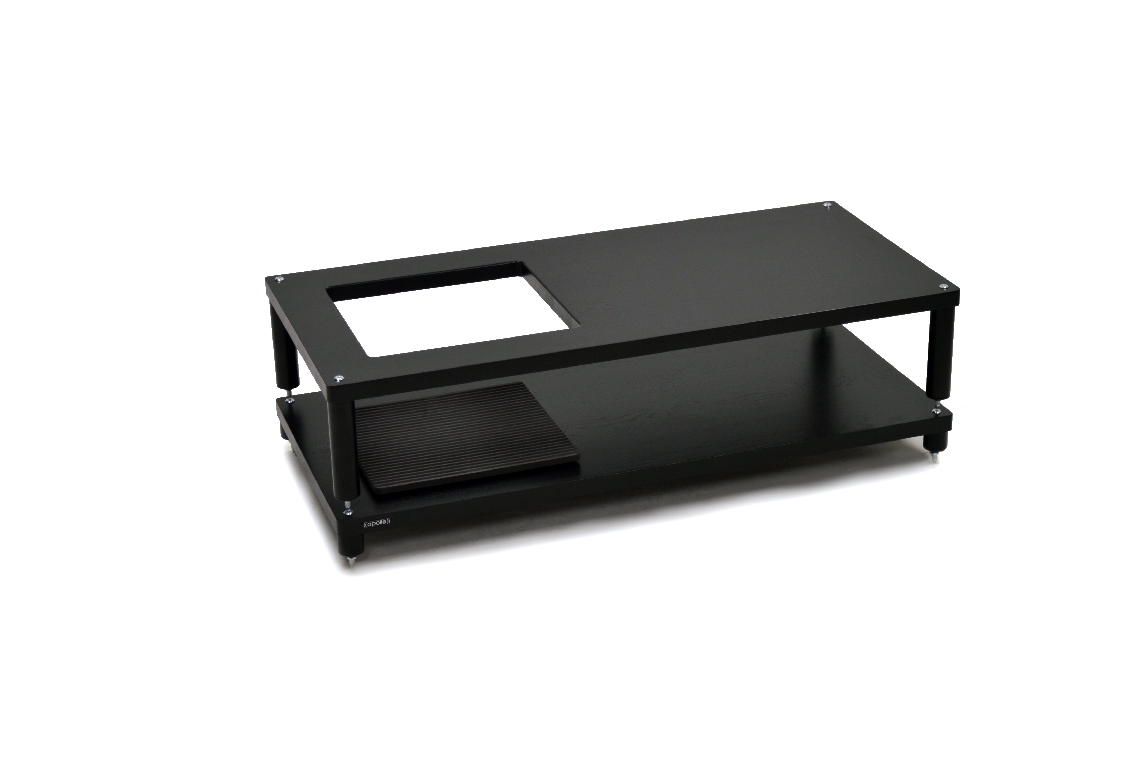 Apollo Storm 10 with Vinyl Storage (Premium Black Oak Finish)