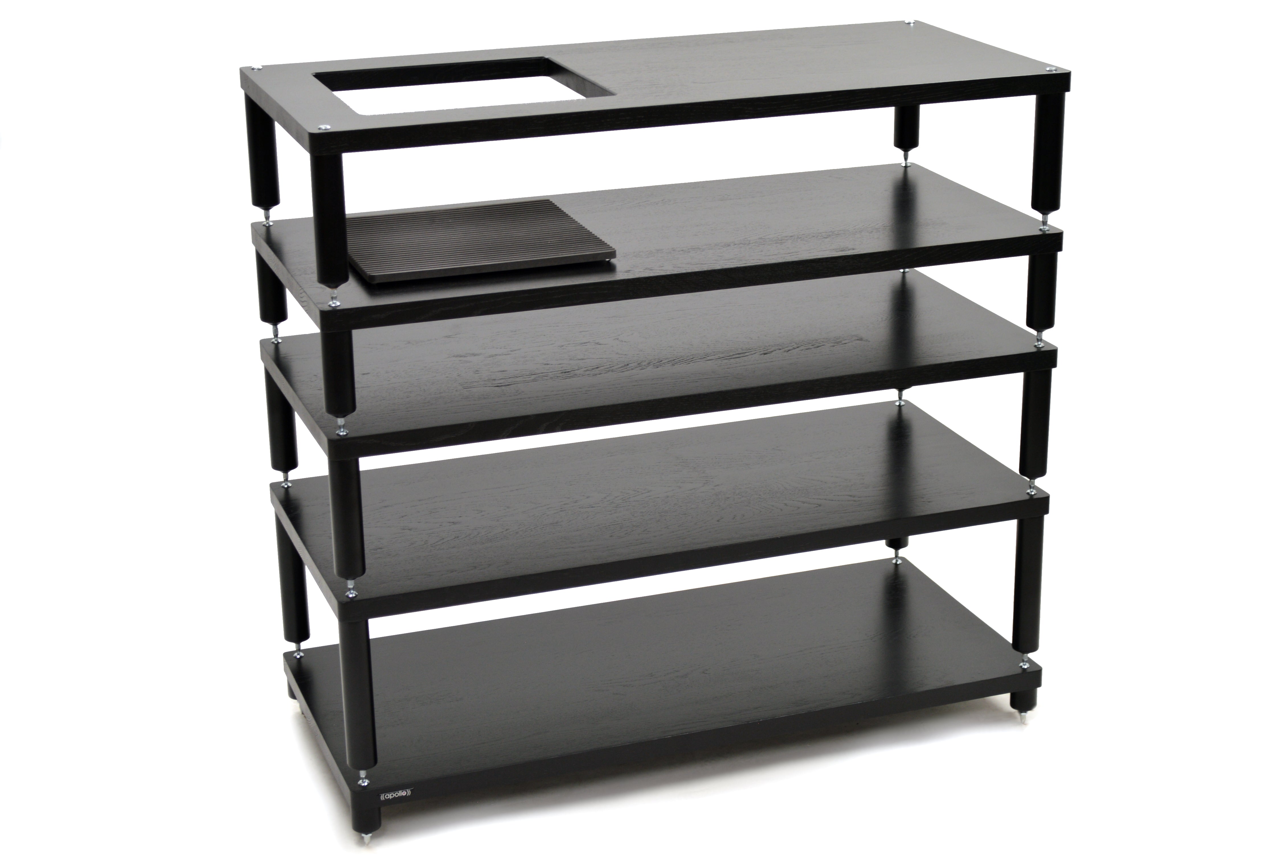 Apollo Storm 10 with Vinyl Storage (Premium Black Oak Finish)