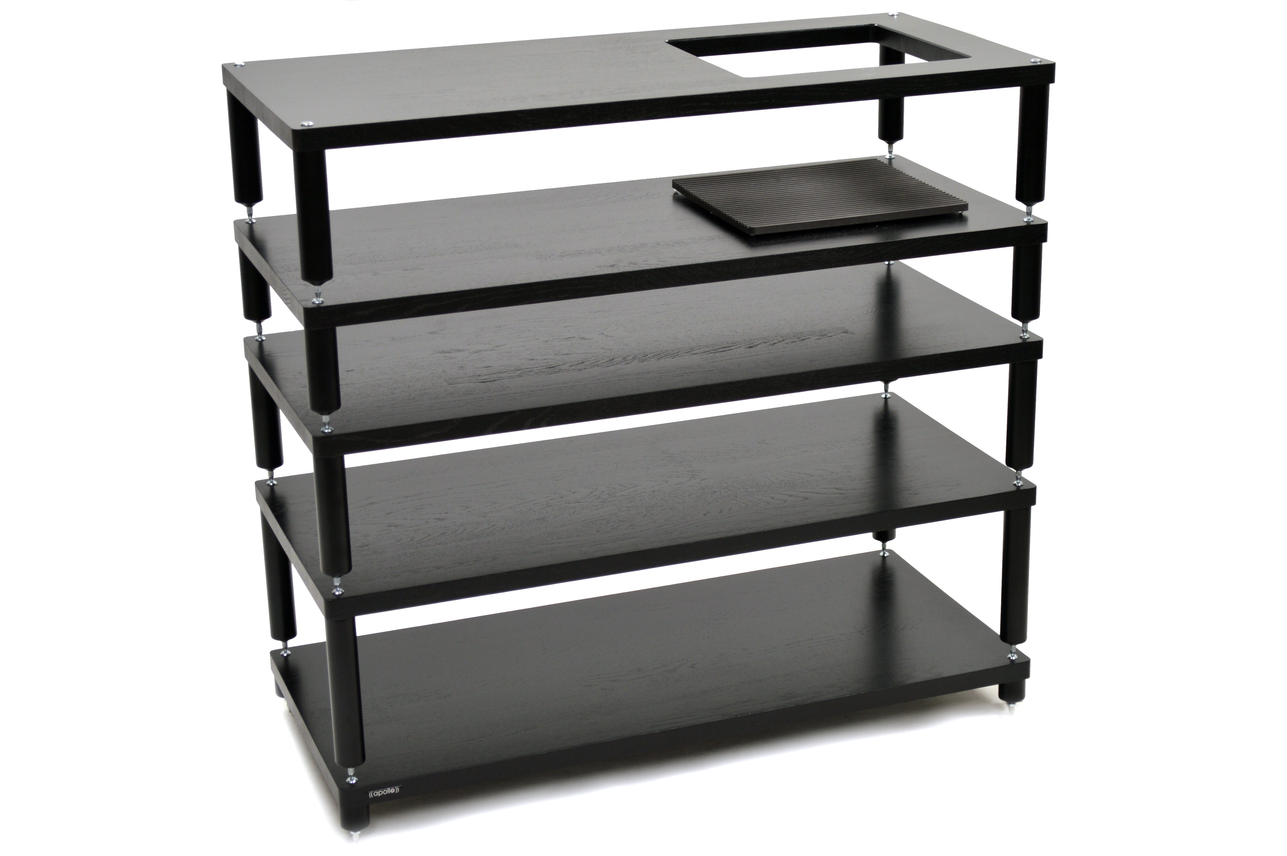 Apollo Storm 10 with Vinyl Storage (Premium Black Oak Finish)