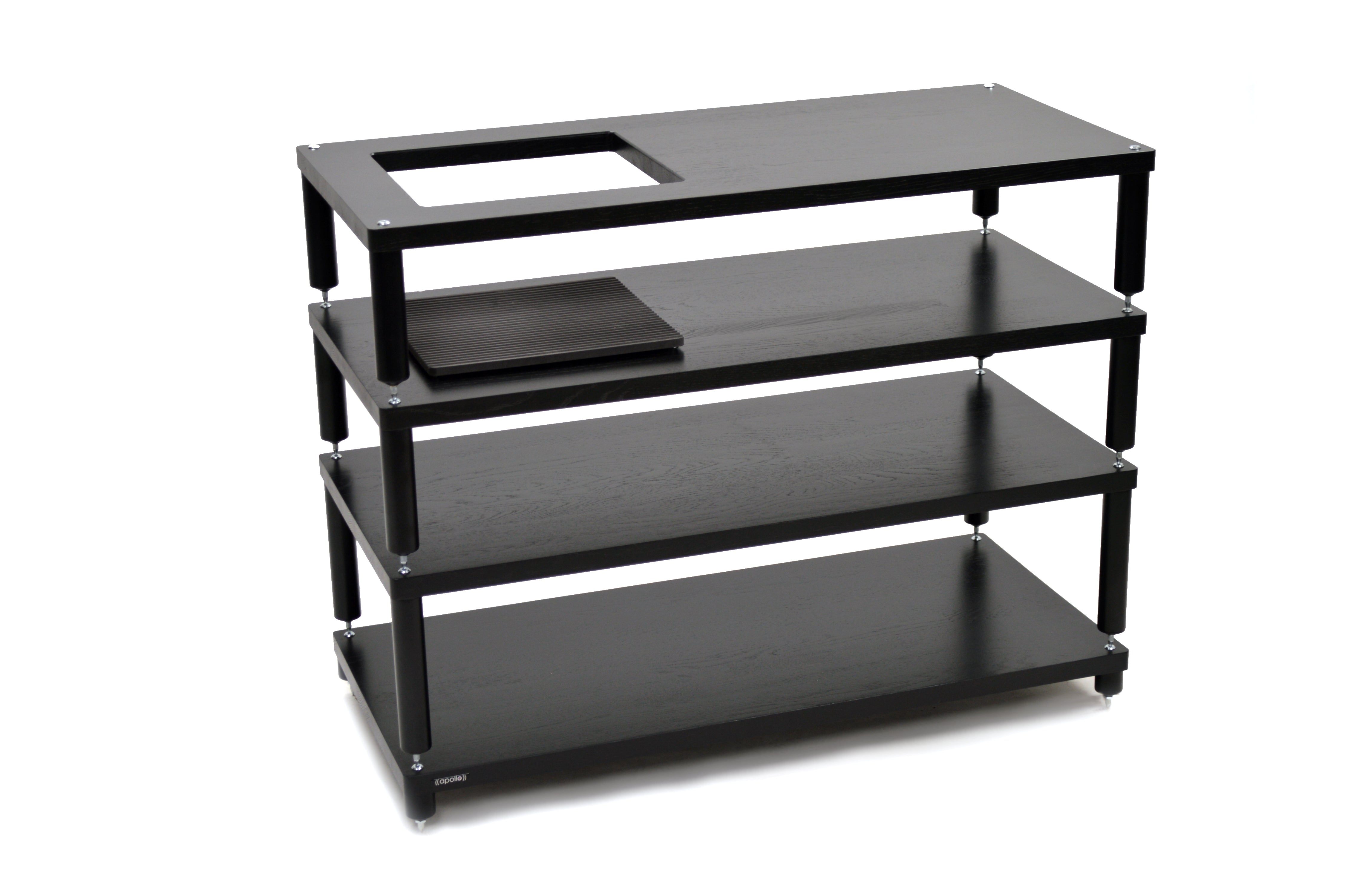 Apollo Storm 10 with Vinyl Storage (Premium Black Oak Finish)