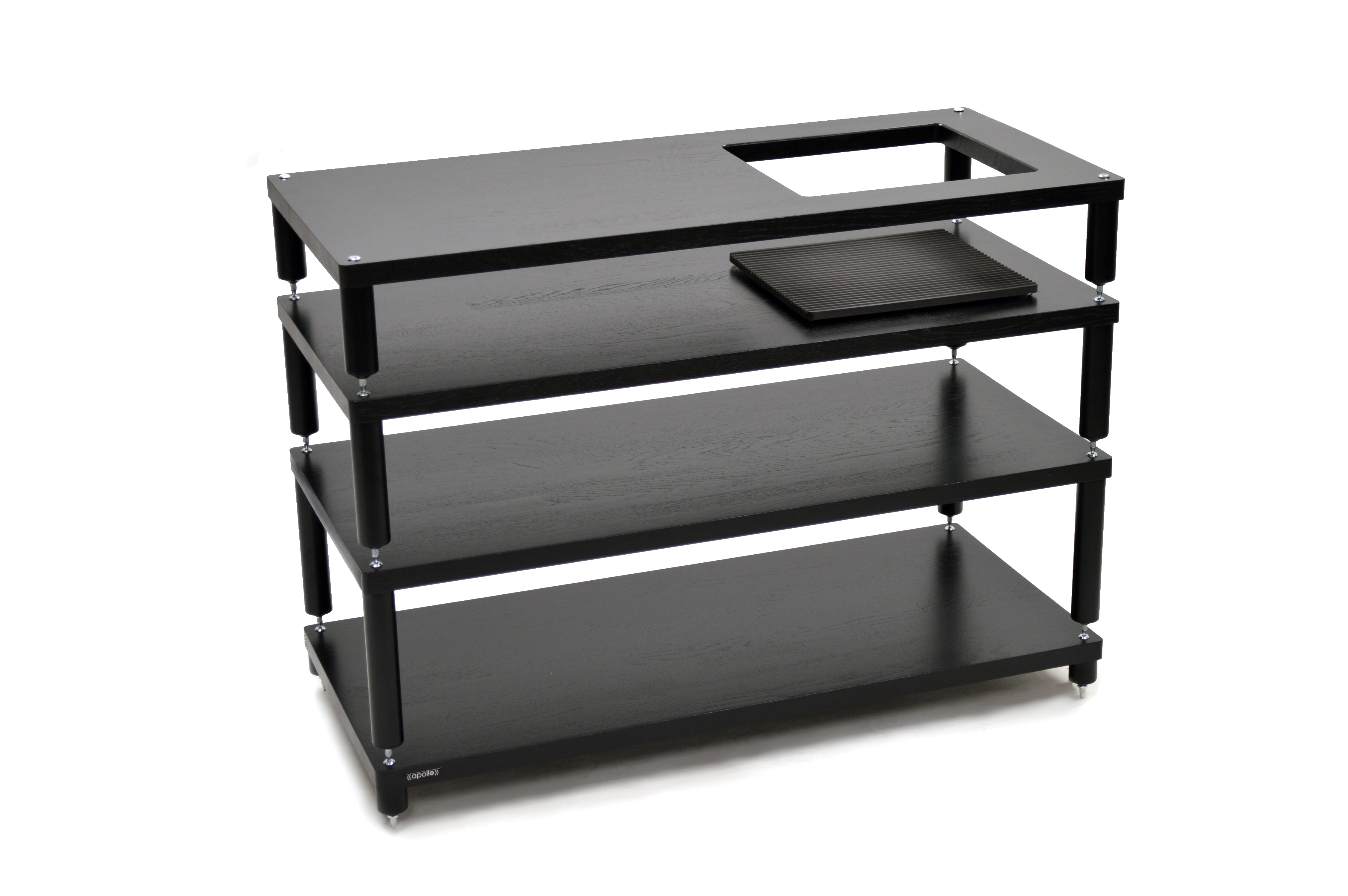 Apollo Storm 10 with Vinyl Storage (Premium Black Oak Finish)