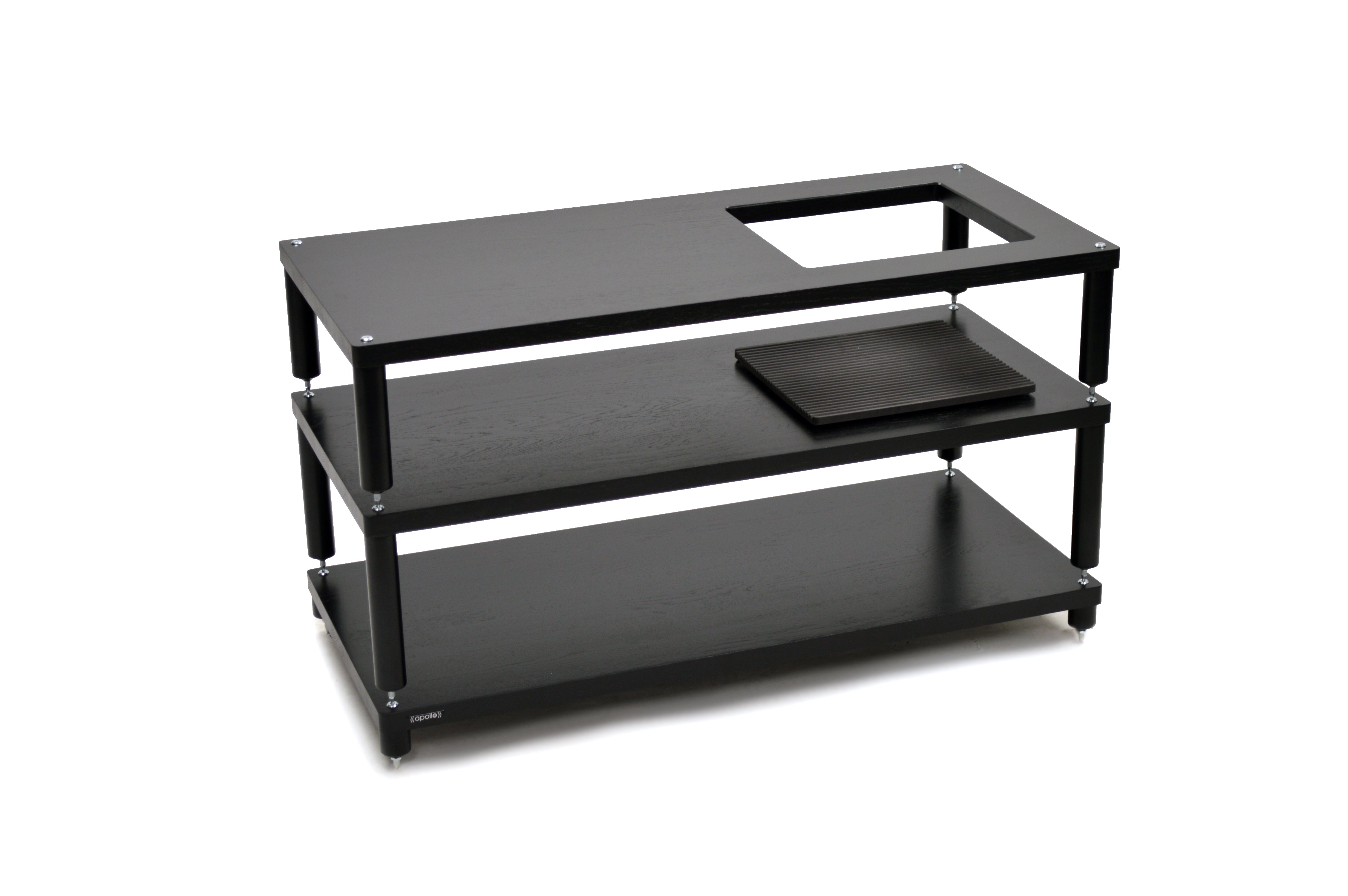 Apollo Storm 10 with Vinyl Storage (Premium Black Oak Finish)