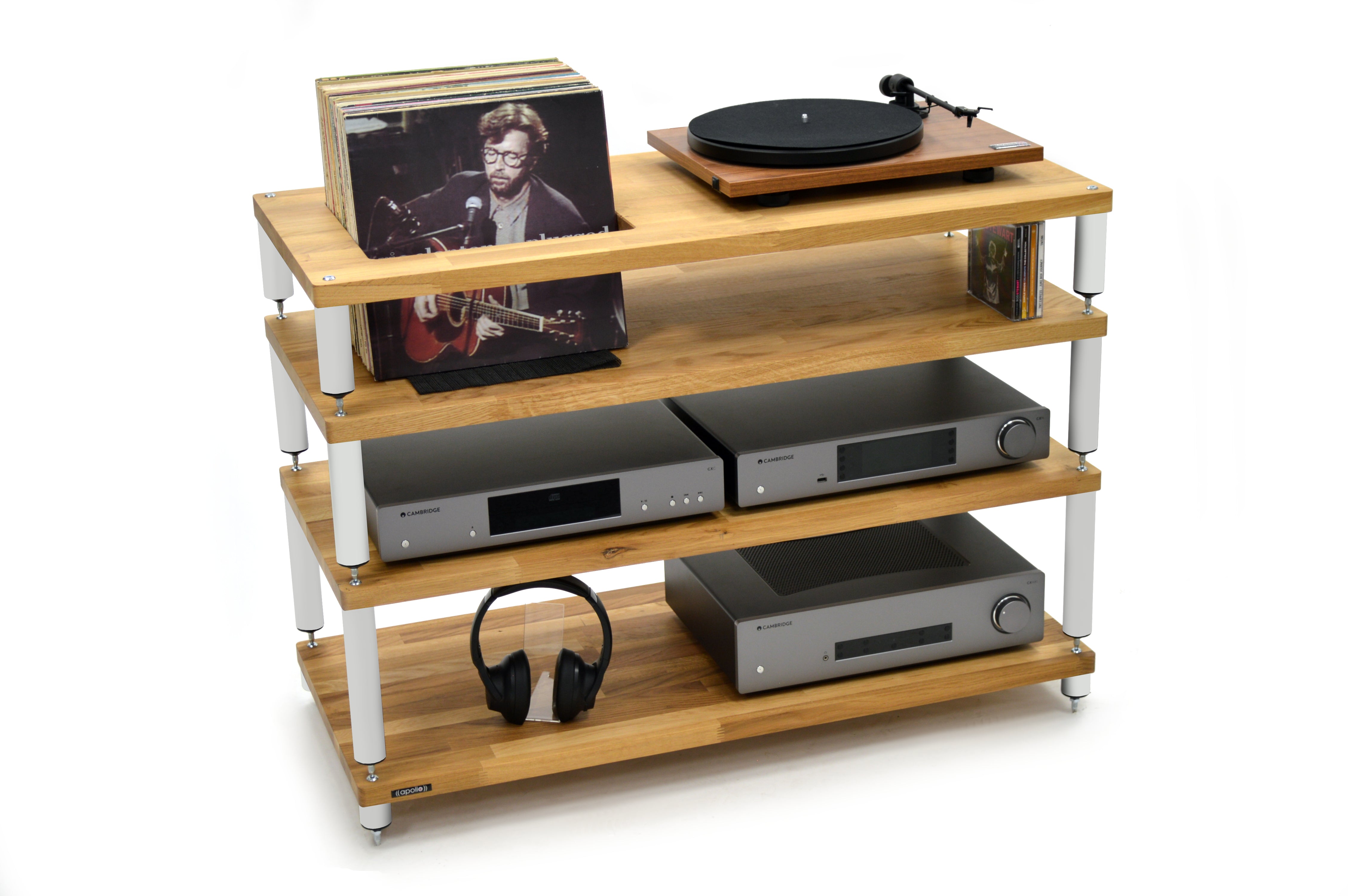 Apollo Storm 10 with Vinyl Storage (Natural Oak Finish)