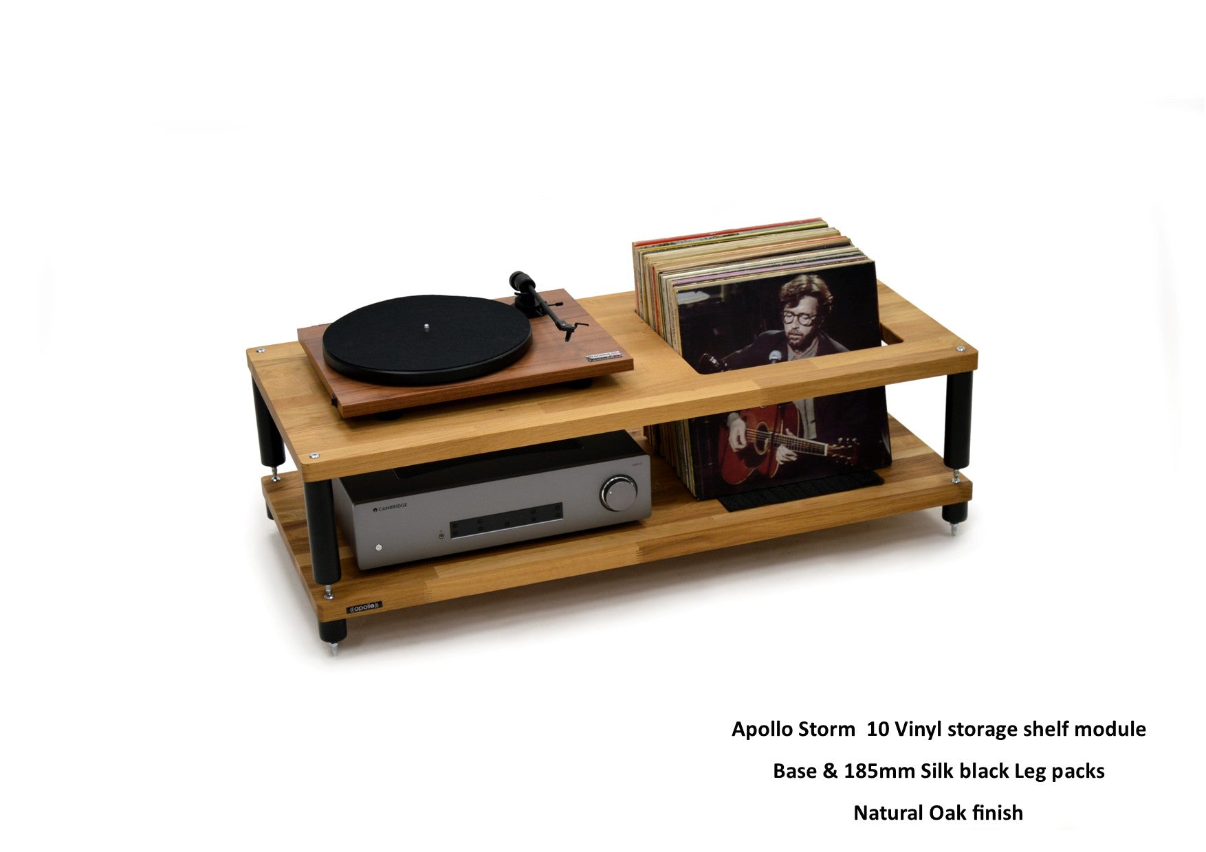 Apollo Storm 10 with Vinyl Storage (Natural Oak Finish)