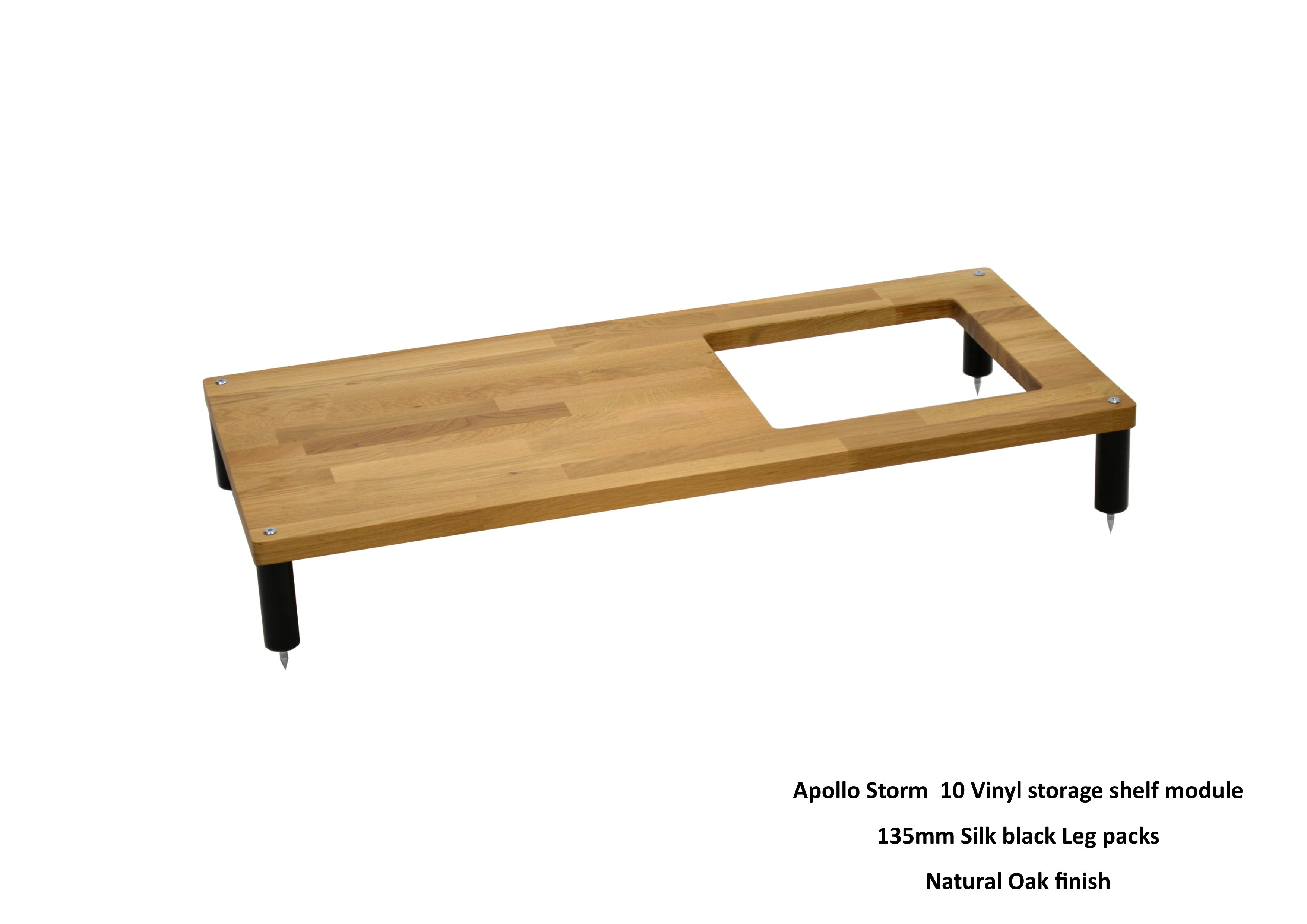 Apollo Storm 10 with Vinyl Storage (Natural Oak Finish)
