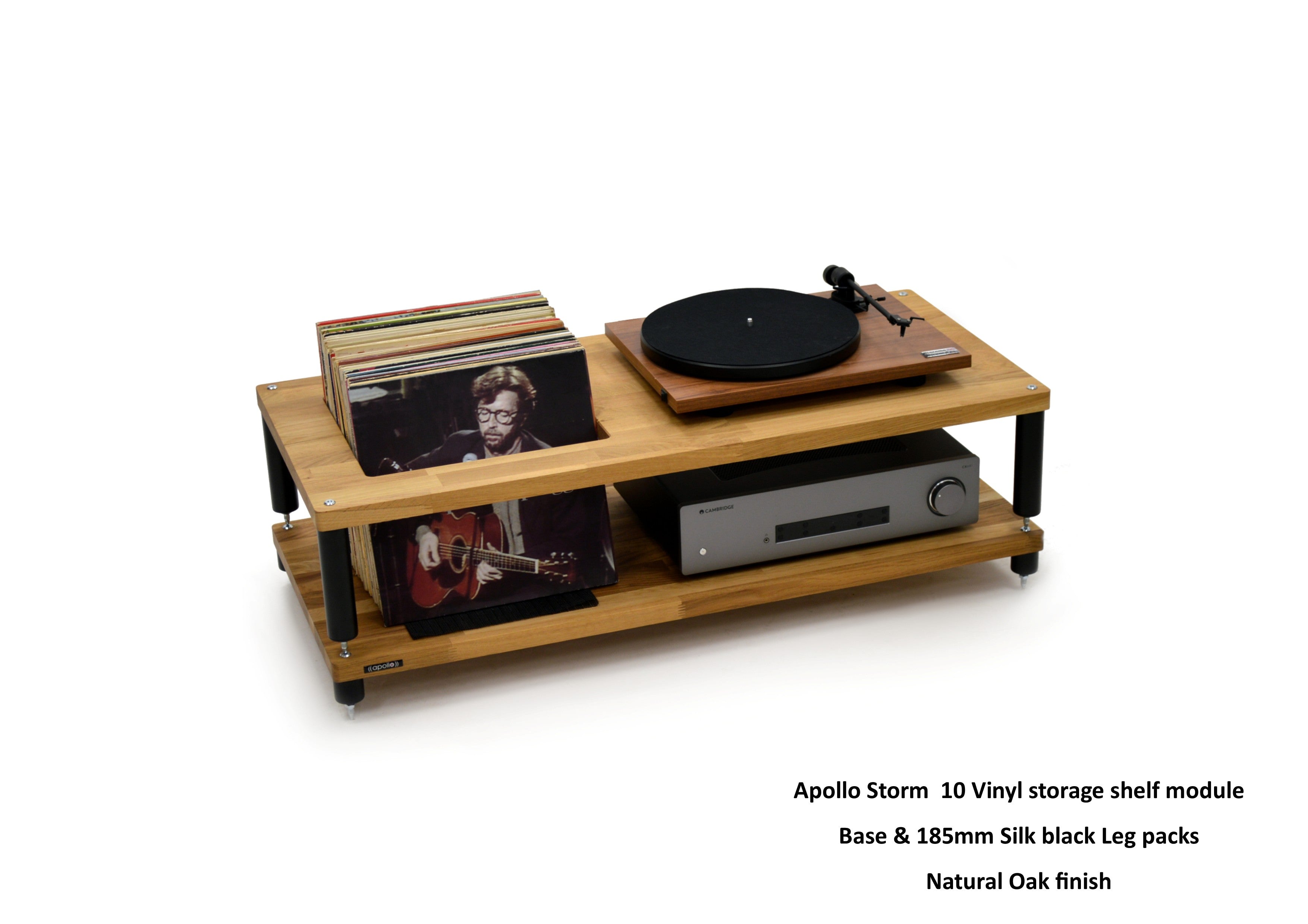 Apollo Storm 10 with Vinyl Storage (Natural Oak Finish)