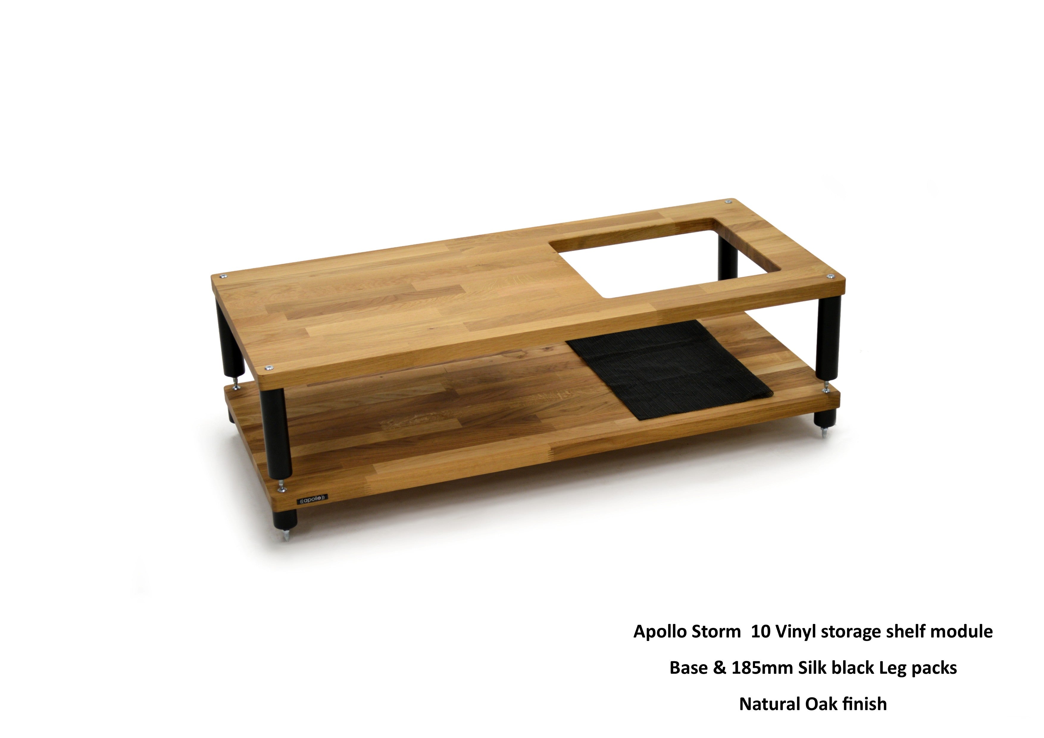Apollo Storm 10 with Vinyl Storage (Natural Oak Finish)