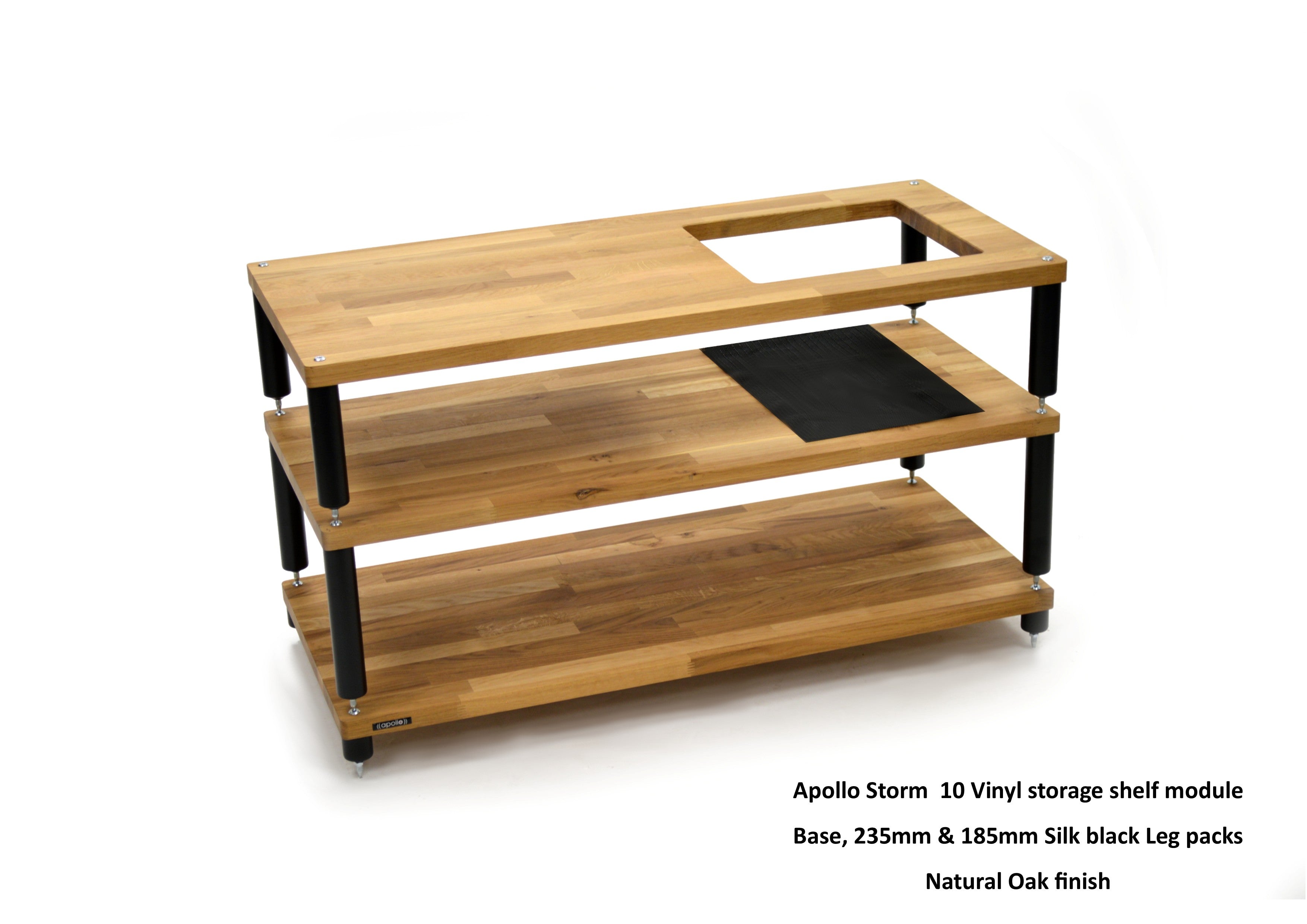 Apollo Storm 10 with Vinyl Storage (Natural Oak Finish)