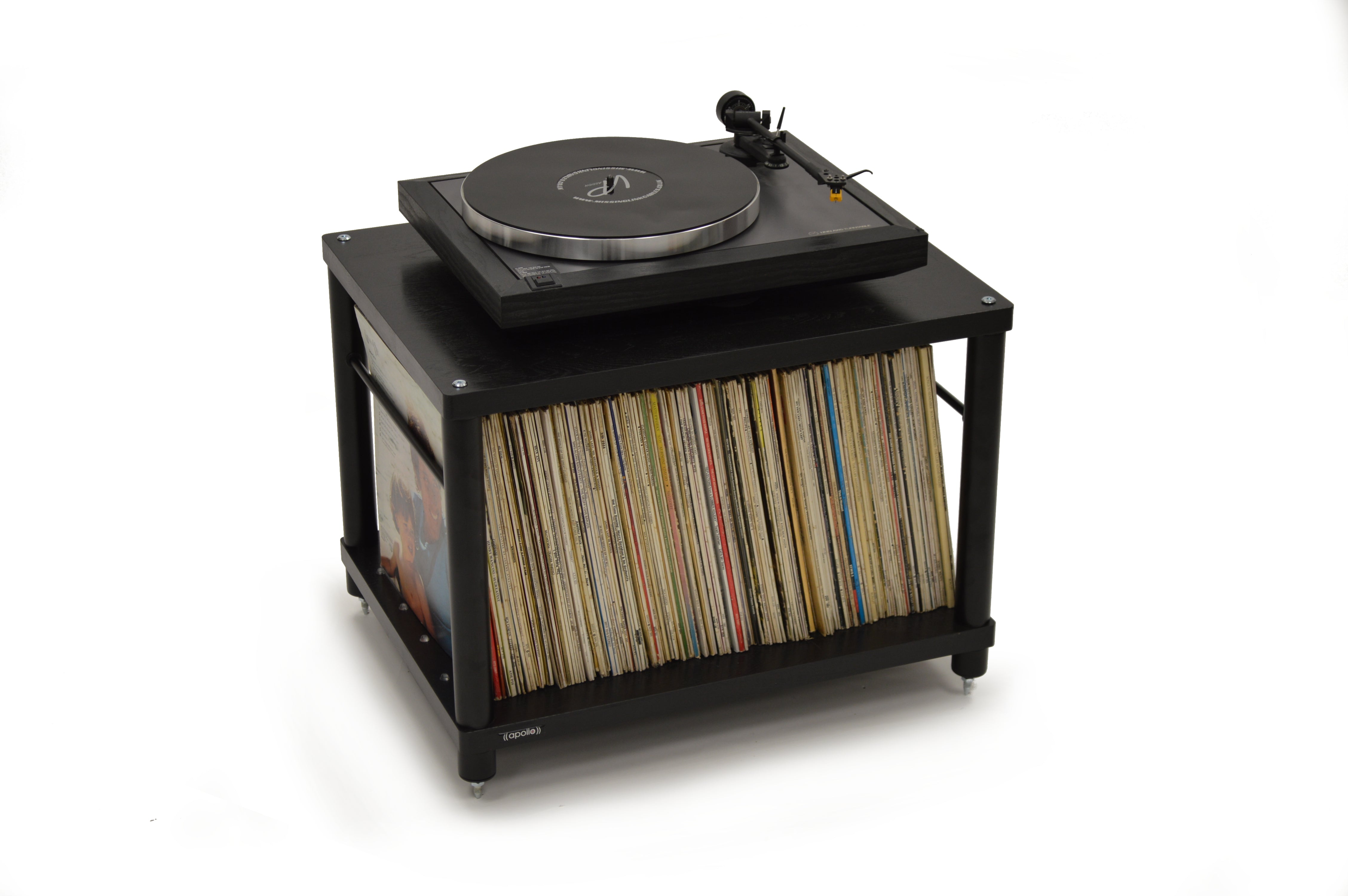 Apollo Storm 6 Two Shelf Vinyl Storage Module Premium Black Edition