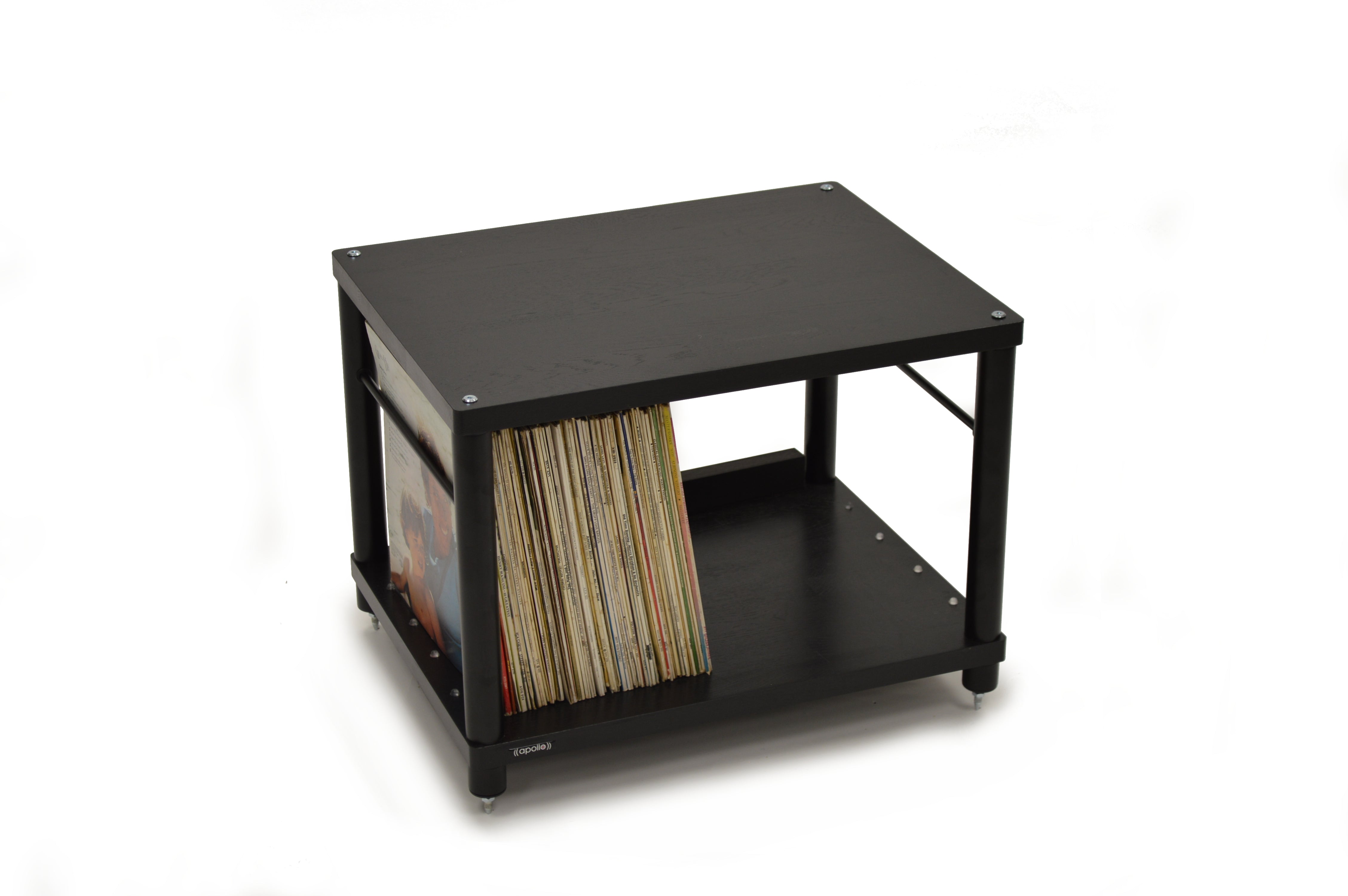 Apollo Storm 6 Two Shelf Vinyl Storage Module Premium Black Edition
